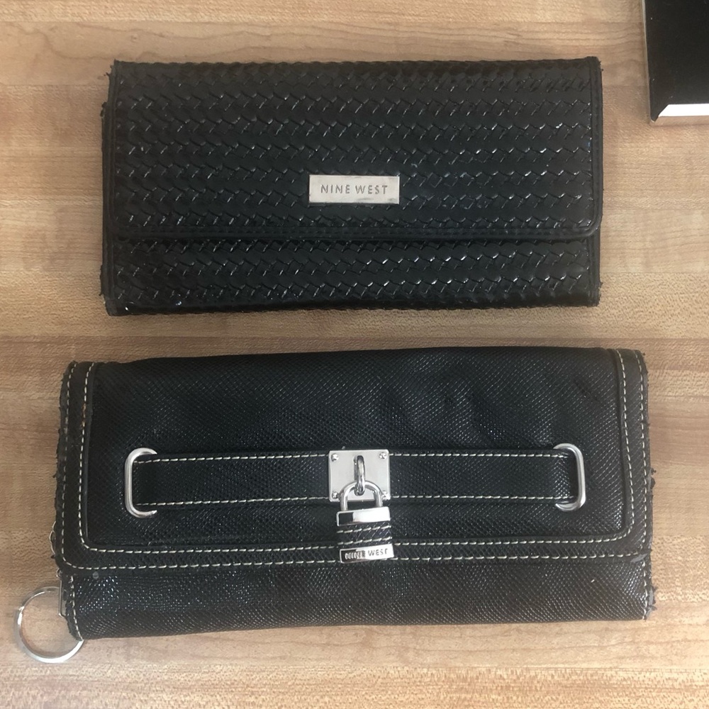 2 Nine West Trifold Wallets
